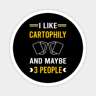 3 People Cartophily Cartophilist Magnet